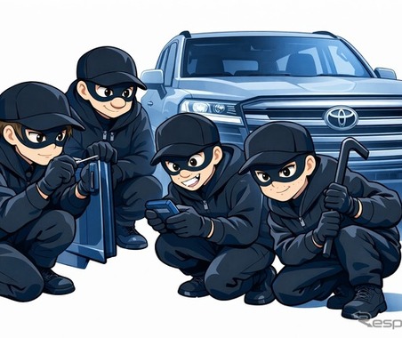 自動車盗難が再び増加、2025年は直近5年で最多…ランドクルーザー被害が突出、5年連続ワースト 画像