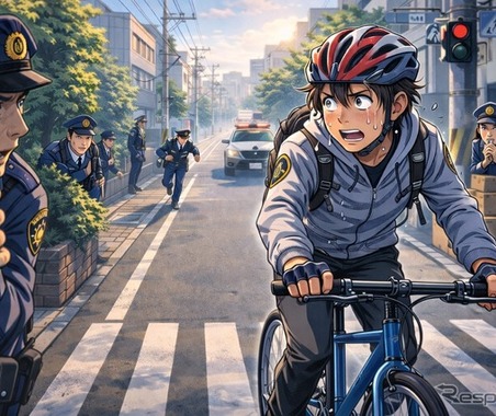 自転車の青切符、取り締まりはどこで行なわれるの？---実はわかっている！ 画像