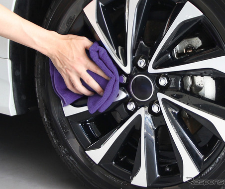 水洗いで汚れが落ちる「ホイール専用クロス」と「超吸水ゼロタオル」発売…カーメイト 画像