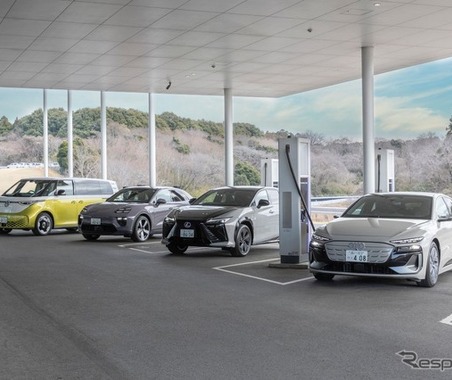 アウディ・ポルシェ・VWのEVオーナー、レクサス急速充電器を相互利用可能に…2026年末までに約190拠点へ拡大へ 画像