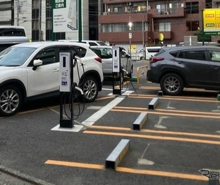 EV充電器「Terra Charge」、三井のリパークに設置しサービス開始 画像