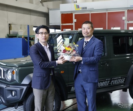 『ジムニーノマド』を実習車に、水戸自動車大学校が卒業生の企業と連携 画像