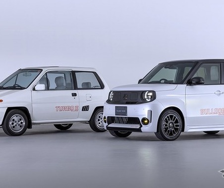 ホンダの新型EV「Super-ONE」用純正アクセサリー、「ブルドッグ スタイル」公開…名車シティ・ターボIIをオマージュ 画像