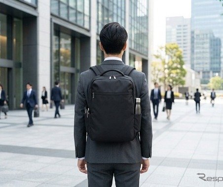 無重力リュック、自動車サスペンション構造で体感重量40%軽減…洋服の青山で発売 画像