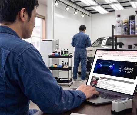 クルマの長期保有化でカーケア事業は追い風…プロ向け本格ボディコーティング剤をメーカー直送・卸値でオーダー可能な法人向けEC「BPRO+」の利用価値を知る 画像