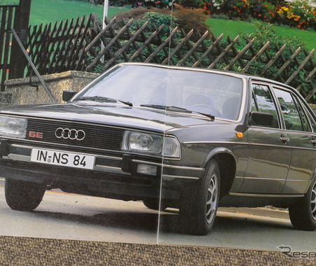 「5気筒エンジン」でベンツ、BMWに対抗したフラッグシップ「アウディ100」【懐かしのカーカタログ】 画像