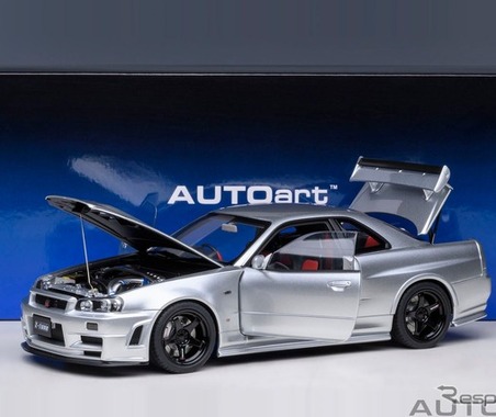 R34型スカイラインGT-R、伝説のニスモ「Z-tune」仕様がスケールモデルで登場 画像