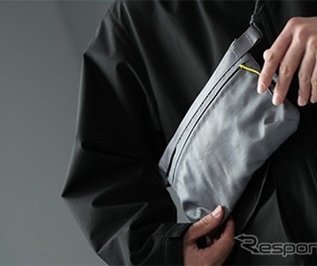 豊田合成のエシカルブランド「Re-S」、帝人フロンティアの新アウトドアブランド「MEFNEG」とコラボ…エアバッグ端材でバッグ製作 画像