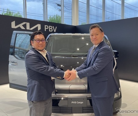 キア『PV5』日本上陸、トイファクトリーが正規ディーラー契約…2026年7月末販売開始予定 画像