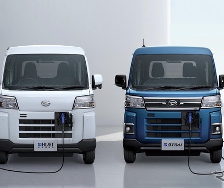 ダイハツ初の量産軽商用EV『e-ハイゼット』『e-アトレー』、アイシンやデンソーらが共同開発の「eAxle」採用 画像