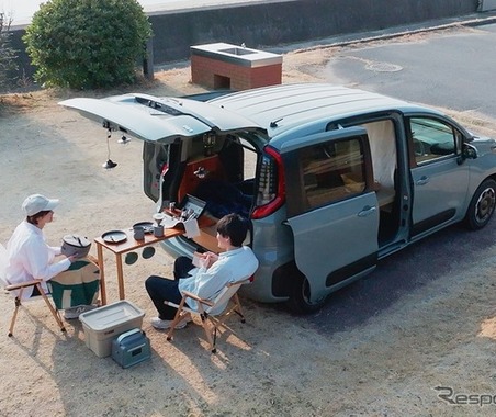 シエンタ専用、車中泊キット「VANLIFE ROOMKIT」登場…ネッツトヨタニューリー北大阪で取扱い開始 画像