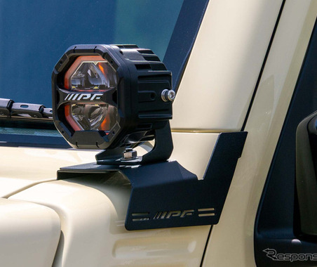 車体無加工のボルトオン取り付けに対応、『ジムニー』シリーズ用「ボンネットランプステー」発売 画像