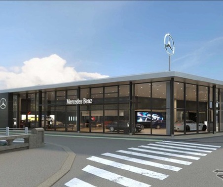ヤナセ福岡支店、メルセデス・ベンツ ショウルームCI「MAR20X」採用…6月13日リニューアルオープン 画像