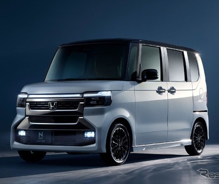 ホンダ・N-BOXの改良新型「CUSTOM」が表情一新…マイナーモデルチェンジを6月22日から先行予約 画像