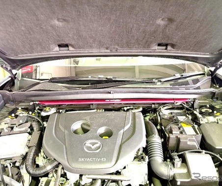 マツダ・CX-30用ボディ補強パーツ2製品が登場…タナベが「ストラットタワーバー・プラス」「アンダーブレース」を発売 画像