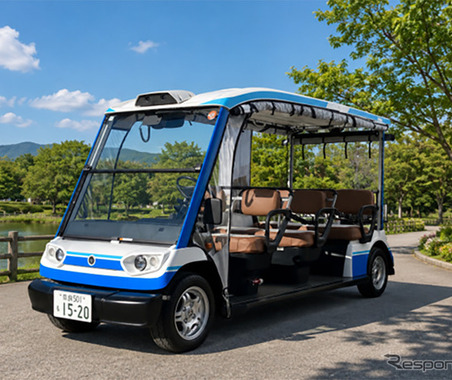 グリーンスローモビリティで「花の街」を巡る…ヤマハ発動機が北海道・恵庭市の実証運行に協力 画像