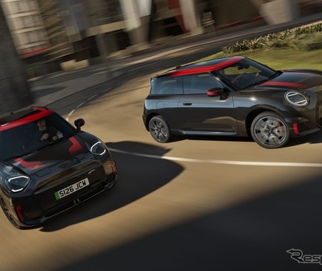 MINI JCW、日本未発売の限定モデルEV「TRACK STYLE EDITIONE」発売…各25台限定で640万円から 画像