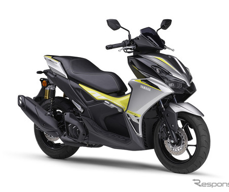 話題の新型スポーツスクーター、ヤマハ『AEROX 155』発売　48万1800円 画像