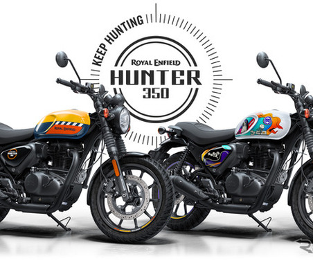 66万円で買える、ロイヤルエンフィールド『ハンター350』に新色！…大胆カラー2色が登場 画像