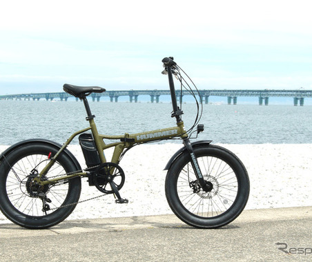 HUMMERブランド「電動アシスト折りたたみ自転車」発売、迫力のFATタイヤ採用 画像