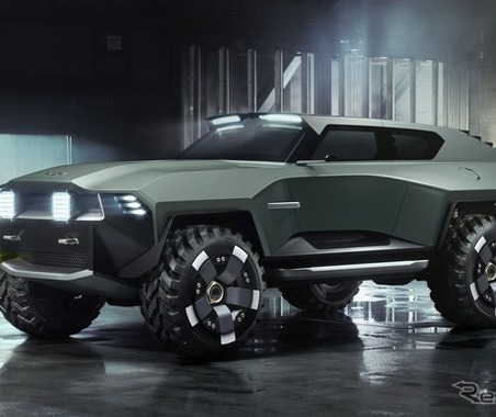 アストンマーティン、攻撃的な「全輪駆動」を表現したゲーム車両・デジタル限定軍用SUV『Dreadnought』発表 画像
