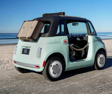 めちゃくちゃ可愛い！　約230万円　フィアットの超小型EV『トポリーノ』にSNS注目…「日本でも売って」の声も 画像