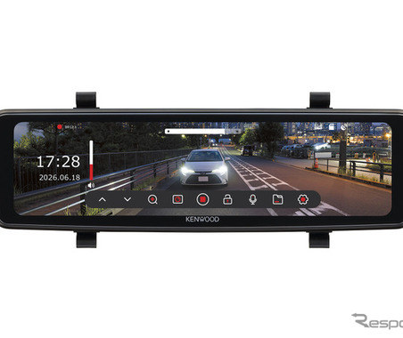 ケンウッド、ミラレコ新モデル『DRV-X80EM』発売…56fpsリアカメラと2WAY取り付けに対応 画像