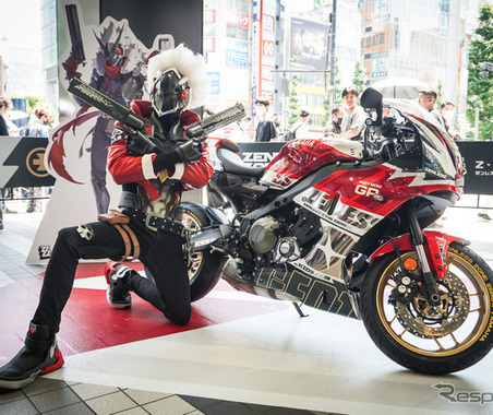 カッコよすぎ！　ヒーローと特別仕様車が秋葉原に降臨…ゼンゼロ・コラボ仕様　ヤマハ「XSR900 GP」に熱視線 画像