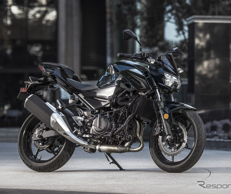 カワサキ、新カラー採用のスーパーネイキッド『Z250』『Z400』2027年モデル発売　70万4000円から 画像