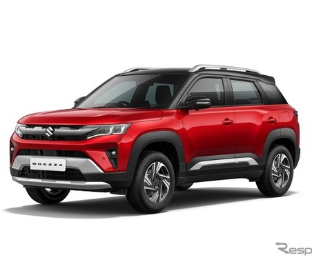 スズキの小型SUV『ブレッツァ』改良新型、住友理工の樹脂製燃料ホース採用…VOCの排出量削減 画像