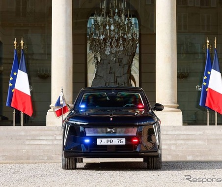 フランス大統領専用車の新型EV「DS N°7 エリゼ」とは？　防弾仕様、ホイールベース25cm延長 画像