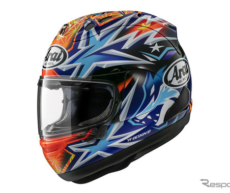 アライヘルメット、2024年JSB1000チャンピオン・岡本裕生選手のレプリカ『RX-7X オカモト』発売 画像