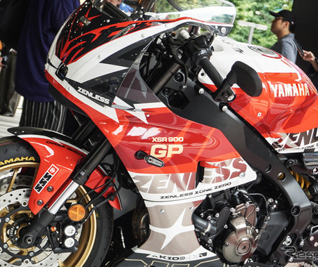 実車マジかっけぇ！…人気ゲーム『ゼンゼロ』仕様のヤマハバイクがSNSで話題に 画像