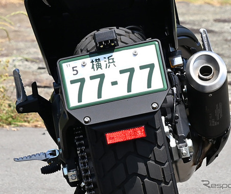 どんなナンバーにしようかな…バイクへの希望ナンバー制度導入、SNSでは喜びの声 画像