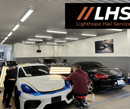 日本初の雹害車修理専門店「LHS」が出展、塗装不要の「デントリペア」による全国対応ネットワークをアピール【AA東北2026＆AA九州2026】 画像