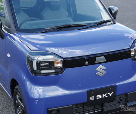 軽EVの本命かも…スズキ初の軽乗用EV『eスカイ』に興味津々！ 　SNSでは「かっこかわいい」「値段どれ位？」など注目 画像