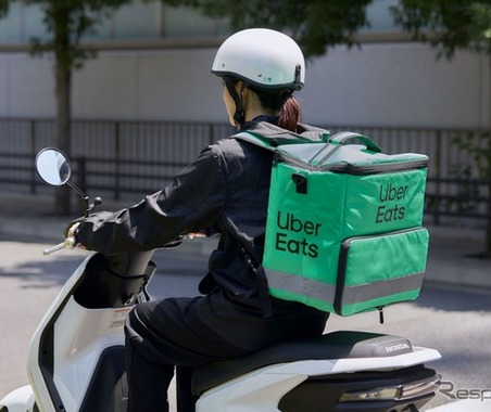 ホンダ、Uber Eatsと二輪安全運転診断アプリ実証へ…9月から 画像
