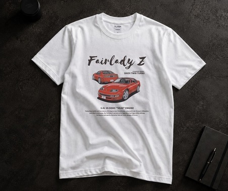 Z32型フェアレディZ、公式ライセンス取得のTシャツが登場…予約販売を開始 画像