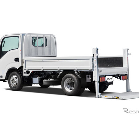 日産アトラス、「ワークユースビークル」に4WDモデル追加…普通免許対応の商用特装車を仕様変更 画像