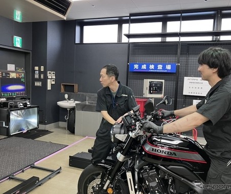 ナップス、二輪車検を最短1日に短縮　指定工場を取得 画像
