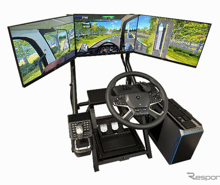 日野自動車が開発協力、大型＆普通車向け「自動車教習シミュレーター」製品化…「東京ゲームショウ2026」で展示へ 画像