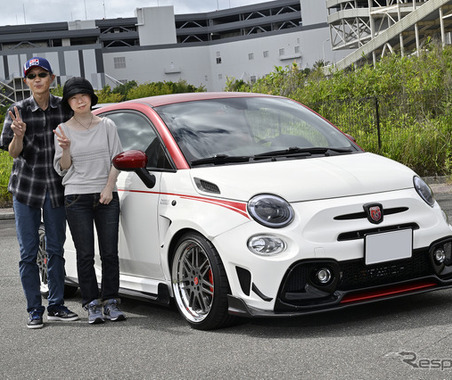 白×赤×黒で魅せる！ 走りも楽しめる大人のアバルト595…CARTUNE ALL USERS MEET神戸 画像
