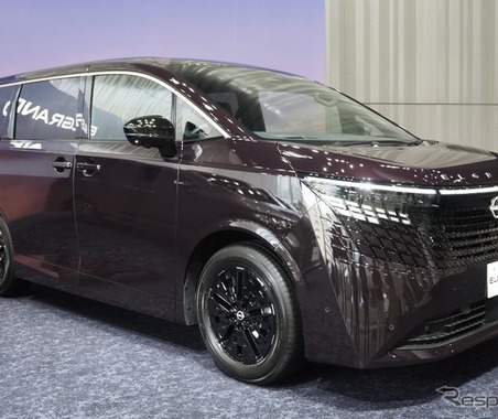 走ってる姿に興奮…受注1万台突破の日産『エルグランド』、SNSで好評の声続々 画像