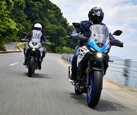 スズキの新型クロスオーバー『SV-7GX』、早くもバイクレンタルに登場！ 10月24日受付開始 画像