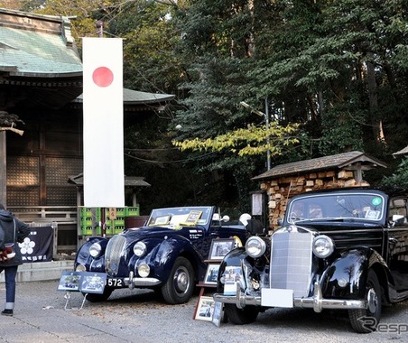 【イベントレポート】戦前から昭和のクラシックカーが神社に集結…谷保天満宮旧車祭2017開催 画像