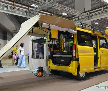 【東京キャンピングカーショー2018】ホンダ『N-VAN』をベースにした軽キャンパーが登場！ 画像