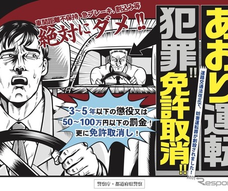 「あおり運転ドライバーは排除を」　厳罰化で警察庁が通達 画像