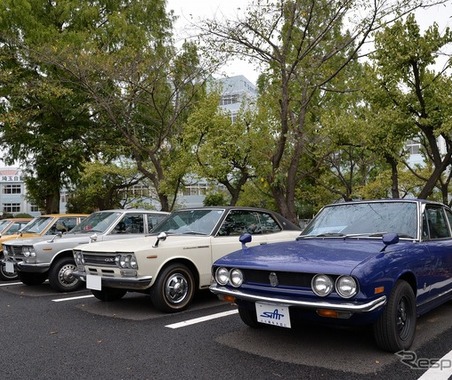 117クーペやスカイラインGT-Rなど昭和の名車が集まる…埼玉自動車大学校で公開授業とコラボ 画像