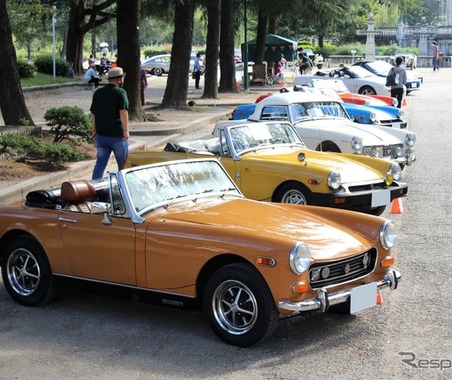 優雅なクラシックカーが集い、華やぐ秋の鶴舞公園…ブリティッシュクラシックカーミーティング2021 画像