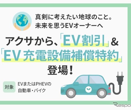 アクサ損保が「EV割引」を新設…自動車保険でEV購入を後押し 画像